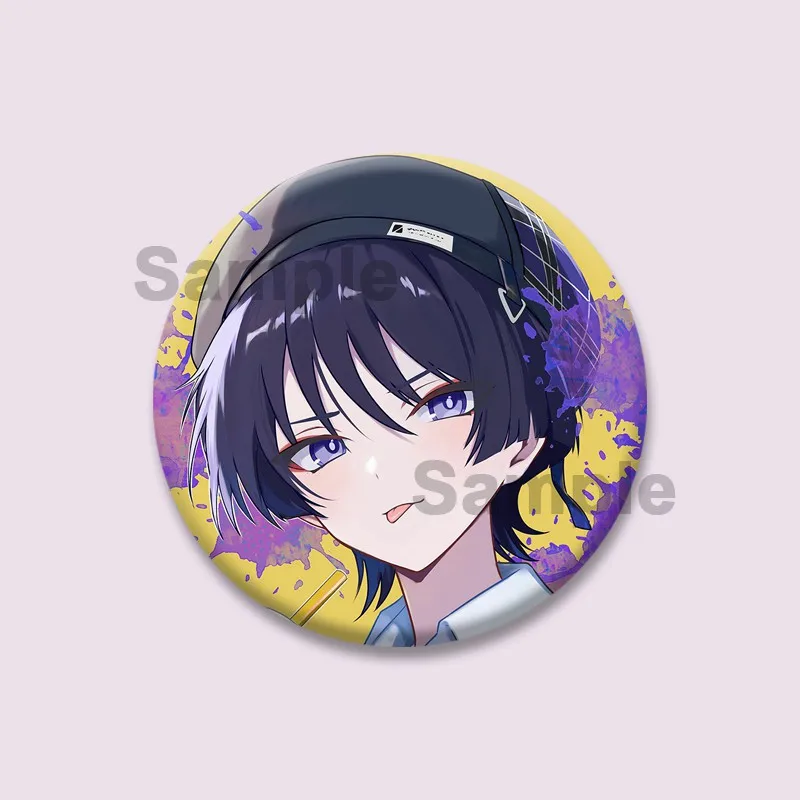Popular Game Figure Wanderer Badges Genshin Impact Round Brooches Cartoon Cosplay Lapel Pins Backpacks Bag Accessories Fan Gifts