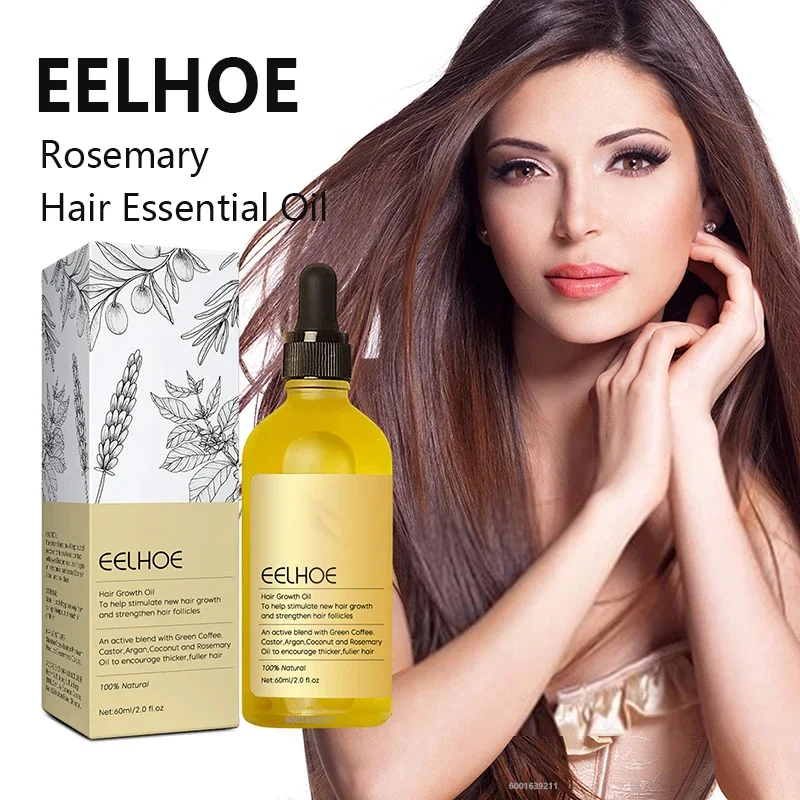 60ml Rosemary Dense Hair Essential Oil Veganic Lavender Repair Hairs Damage Prevent Hair Loss Smooth Hairs Nourish Hair Care Oil