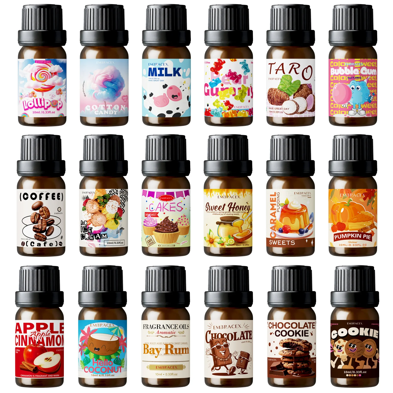 23 Type Gourmet Fragrance Oils Is Long-Lasting For Diffusers、Candles Making Gifts For Women
