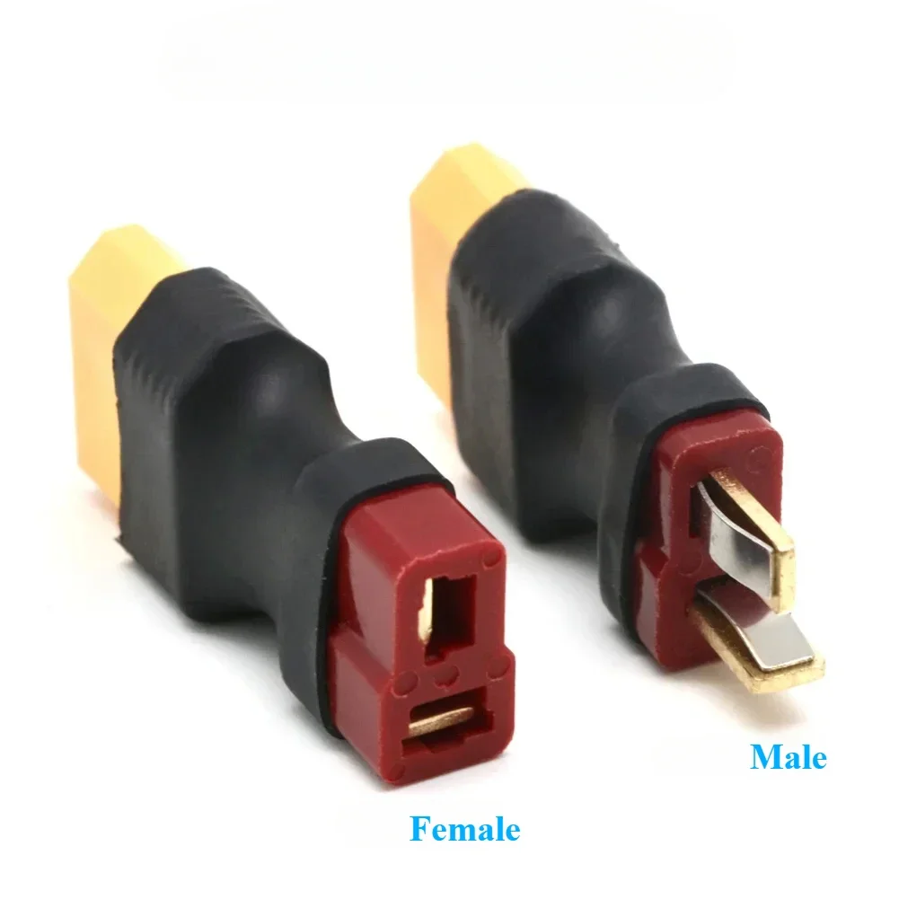 XT60 Male Plug to Dean T Male / T Female Plug to XT60 Female Adapter For RC Helicopter Quadcopter LiPo Battery Plug Connector