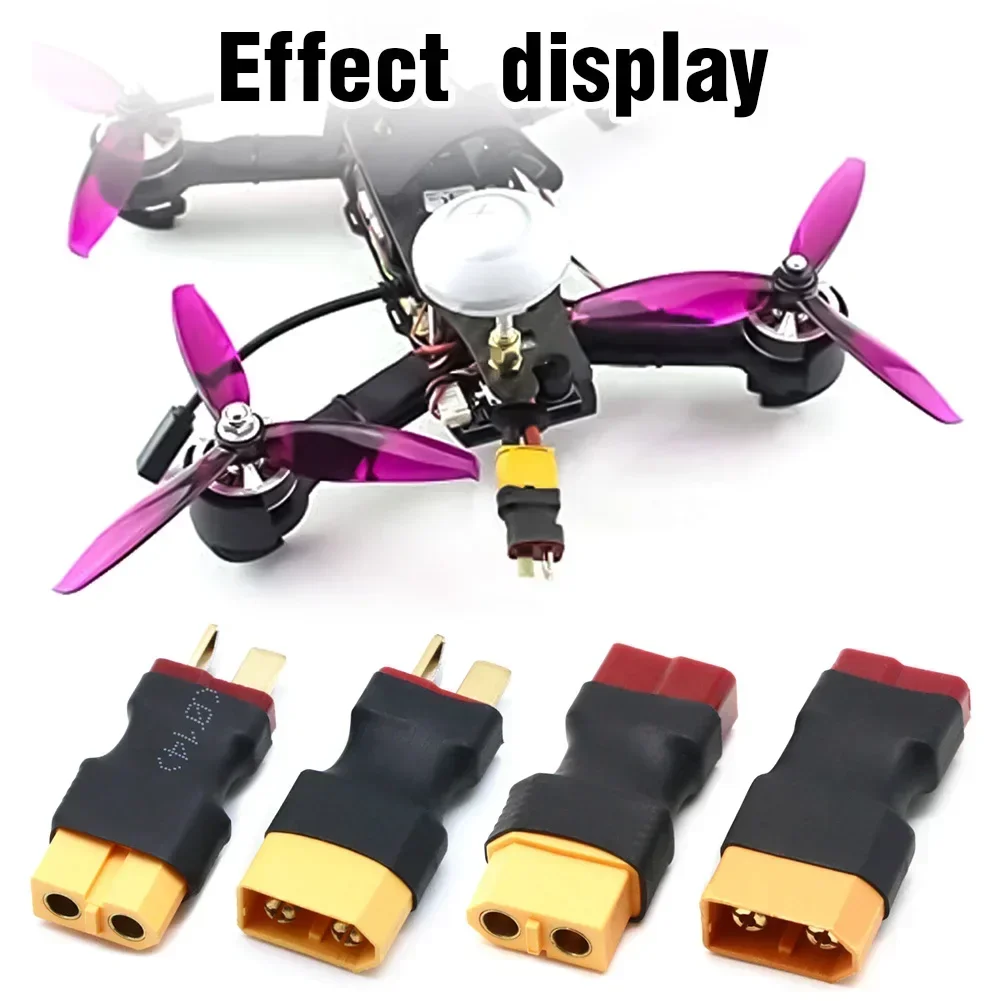 XT60 Male Plug to Dean T Male / T Female Plug to XT60 Female Adapter For RC Helicopter Quadcopter LiPo Battery Plug Connector