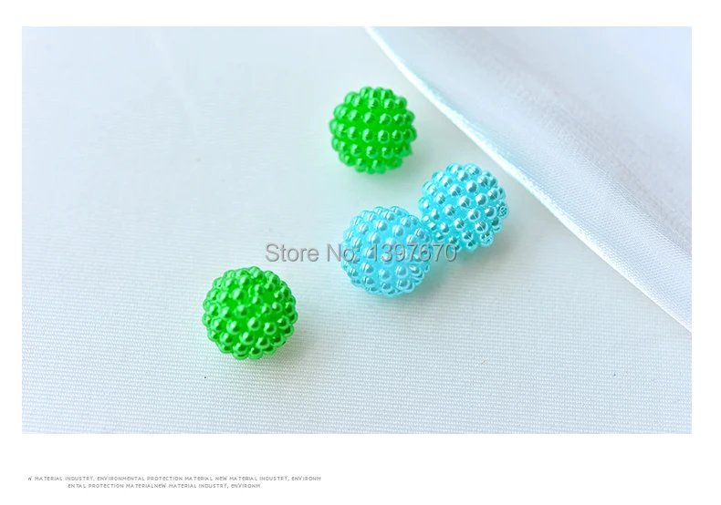 20p 12mm Bayberry Beads Round Acrylic Beads Loose Spacer Beads DIY Accessories beading Jewelry Europe necklace Making for women