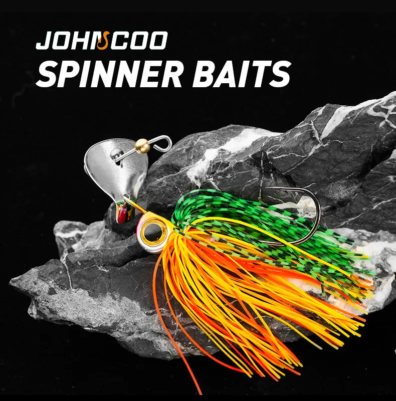 Fishing lure metal bait 15g 0.53OZ spinner bait Big Blade Jig wobbler Fishing lure for bass pike