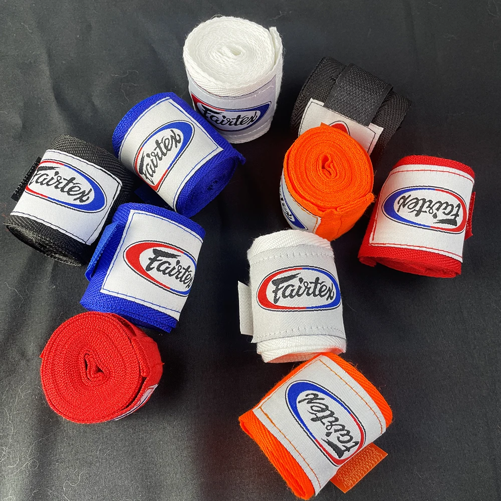2PCS 1.75M/3M cotton Boxing Hand Wraps High Elasticity Sports Sanda Muay Thai Hand Wraps for Boxing bandage wrist protector