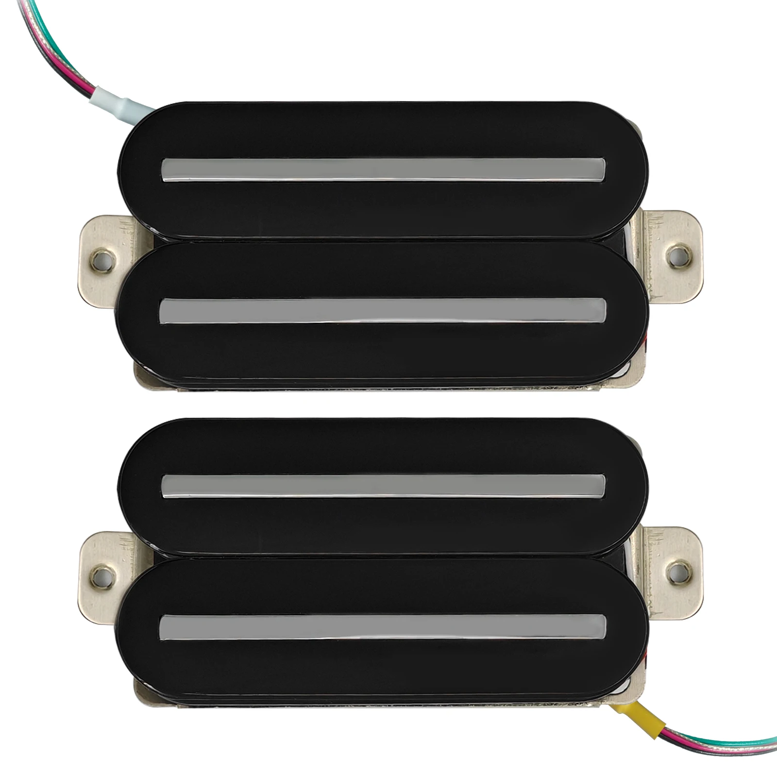 Phrilam Pro Super Power Electric Guitar Hot Dual Rails Pickup Humbucker Pickup 14.1K Black Guitar Parts