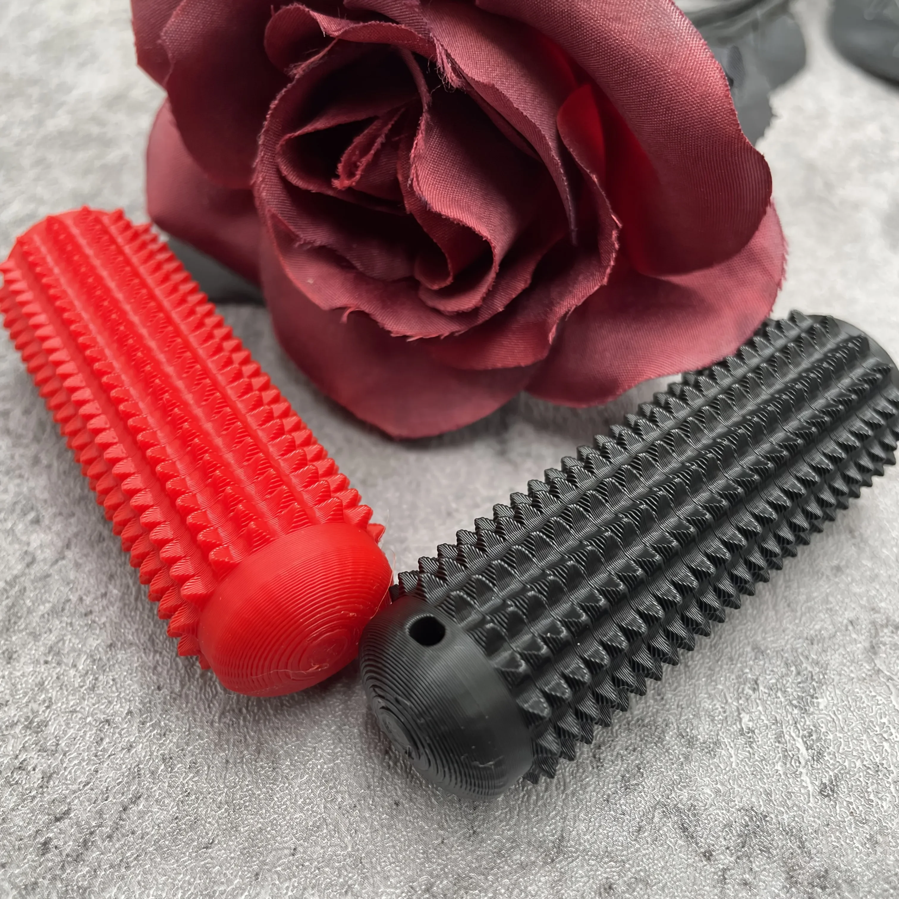 "Tactile Sensory Keychain | BPA-Free Fidget Anxiety Relief Toy with Spiky Grip, Portable Office Desk Stress Relief Tool "