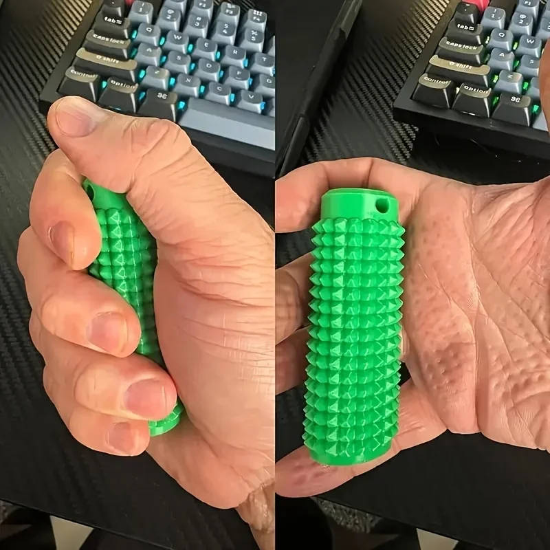 "Tactile Sensory Keychain | BPA-Free Fidget Anxiety Relief Toy with Spiky Grip, Portable Office Desk Stress Relief Tool "