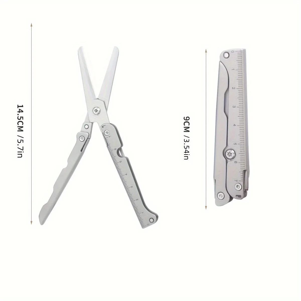 Outdoor Portable folding stainless steel multifunctional scissors camping, hunting, fishing multifunctional Outdoor small tool
