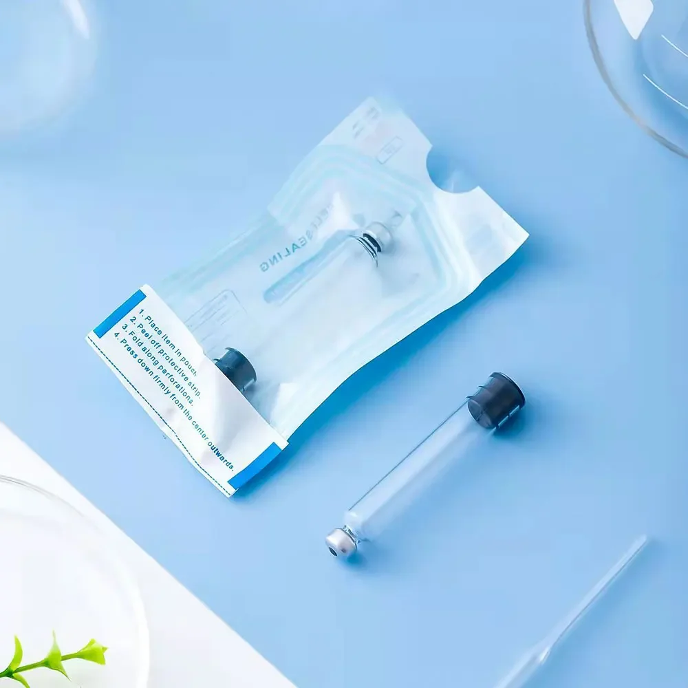 10/20/30/40/50pcs Independent Packaging 3ml Empty Glass Bottle Cassette Vial, Refillable Cosmetic Liquid Storage Container for B