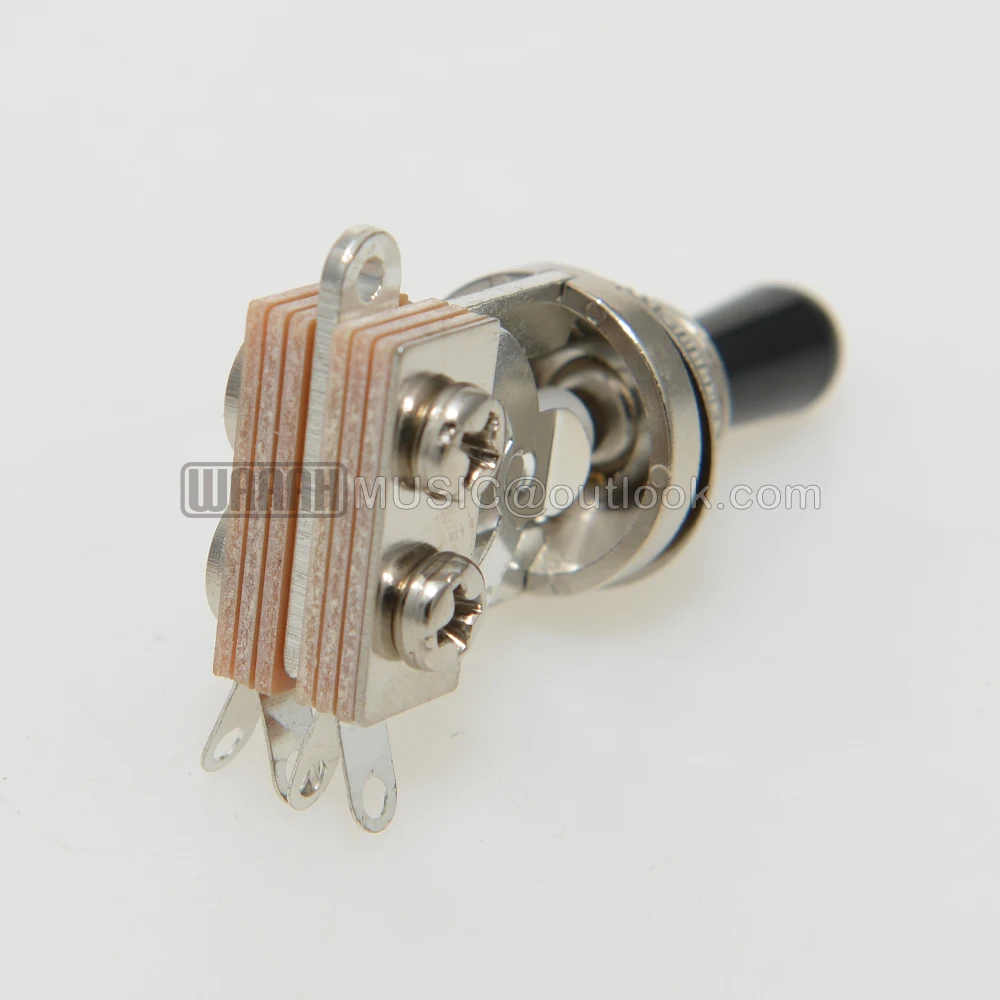 1pcs 3 Way Toggle Switch for LP Guitar 3 Way Guitar Switch with Tip Cap Electric Guitar Pickup Selector Switch