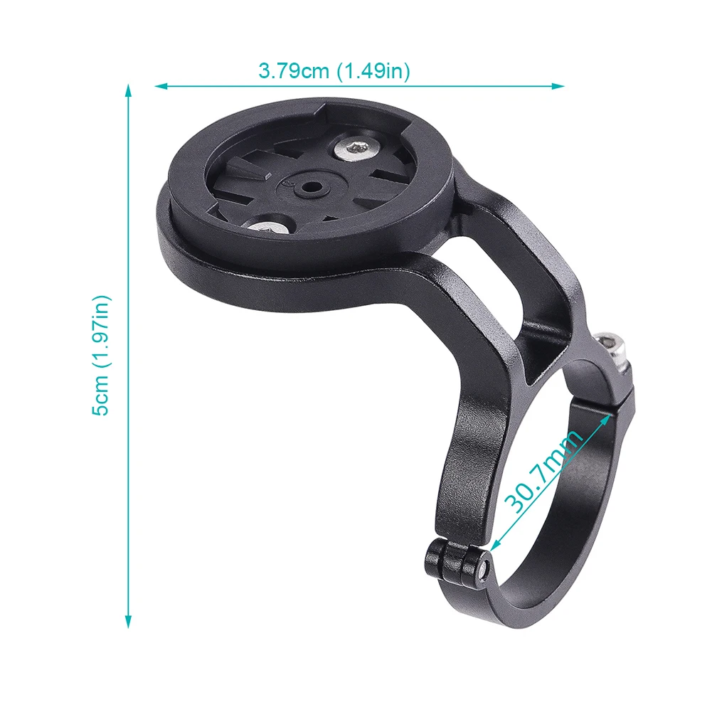 Bike Handlebar Computer Holder Aluminum Alloy Road Bike Code Meter Fixing Base Lightweight for Garmin/Wahoo/Bryton/XOSS/IGPSPORT