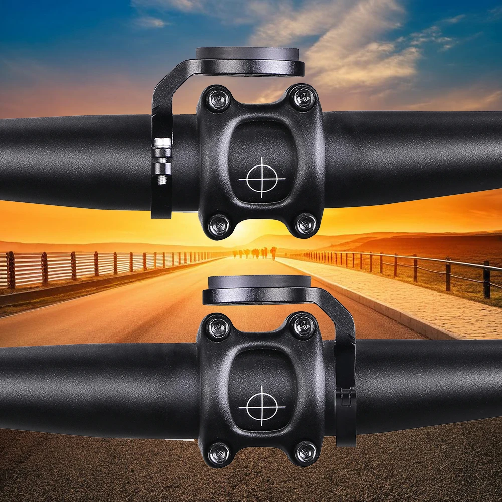 Bike Handlebar Computer Holder Aluminum Alloy Road Bike Code Meter Fixing Base Lightweight for Garmin/Wahoo/Bryton/XOSS/IGPSPORT