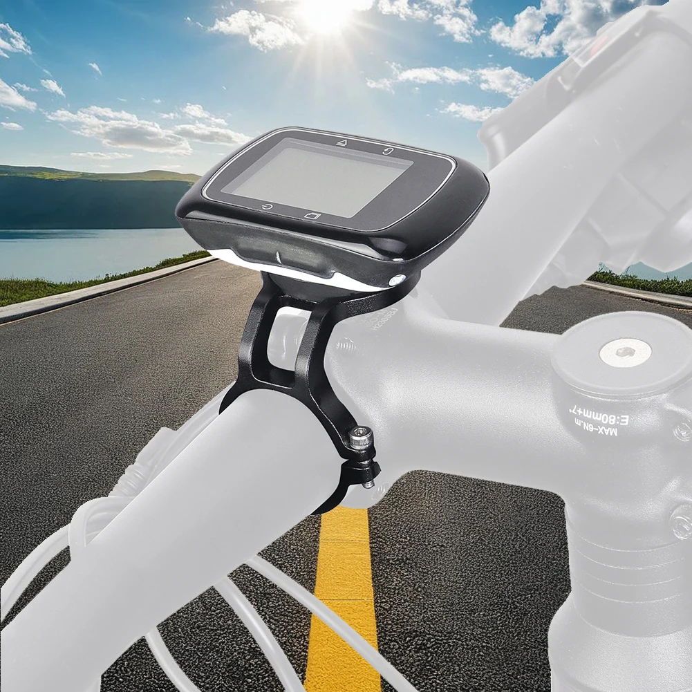 Bike Handlebar Computer Holder Aluminum Alloy Road Bike Code Meter Fixing Base Lightweight for Garmin/Wahoo/Bryton/XOSS/IGPSPORT