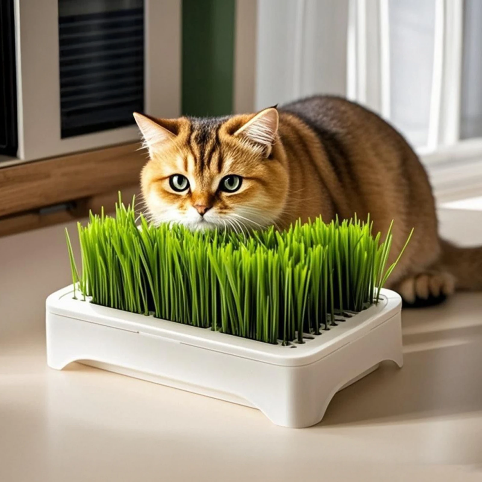 Pet Cat Grass Planting Basin Soilless Culture Wheat Seedling Pot Kitten Grass Hydroponic Device Horticultural Planting Pot