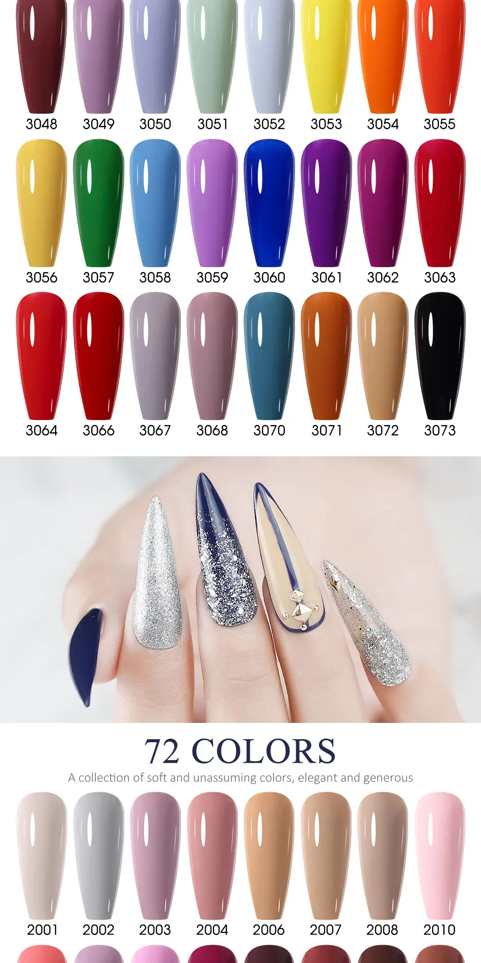 Arte Clavo Rose Red Color Series 15ml Gel Nail Polish Hot Sale Long Lasting Soak Off Varnish Hybrid Nail Art Top Bsae Maincure
