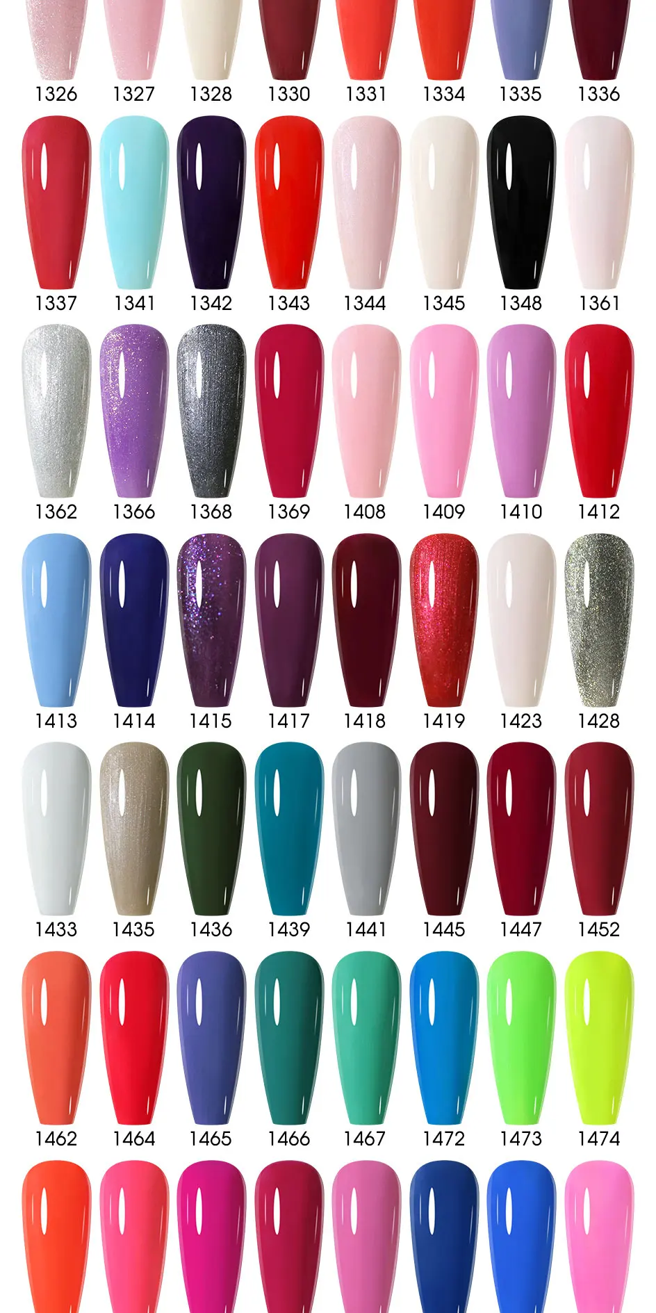 Arte Clavo Rose Red Color Series 15ml Gel Nail Polish Hot Sale Long Lasting Soak Off Varnish Hybrid Nail Art Top Bsae Maincure