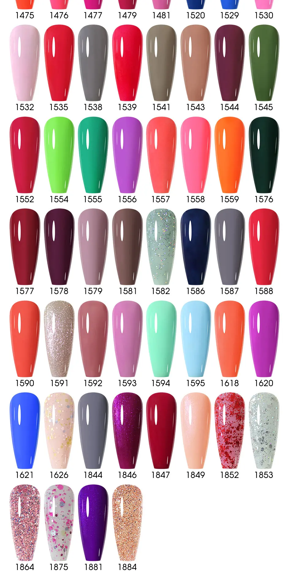 Arte Clavo Rose Red Color Series 15ml Gel Nail Polish Hot Sale Long Lasting Soak Off Varnish Hybrid Nail Art Top Bsae Maincure