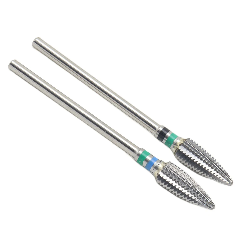 1Pcs 5MM Mini 5in1 Nail Drill Bits,3/32" Tungsten Carbide Cuticle Drill Bits,Two Way Rotate For Nail Bed File Dead Skin Nail Pre