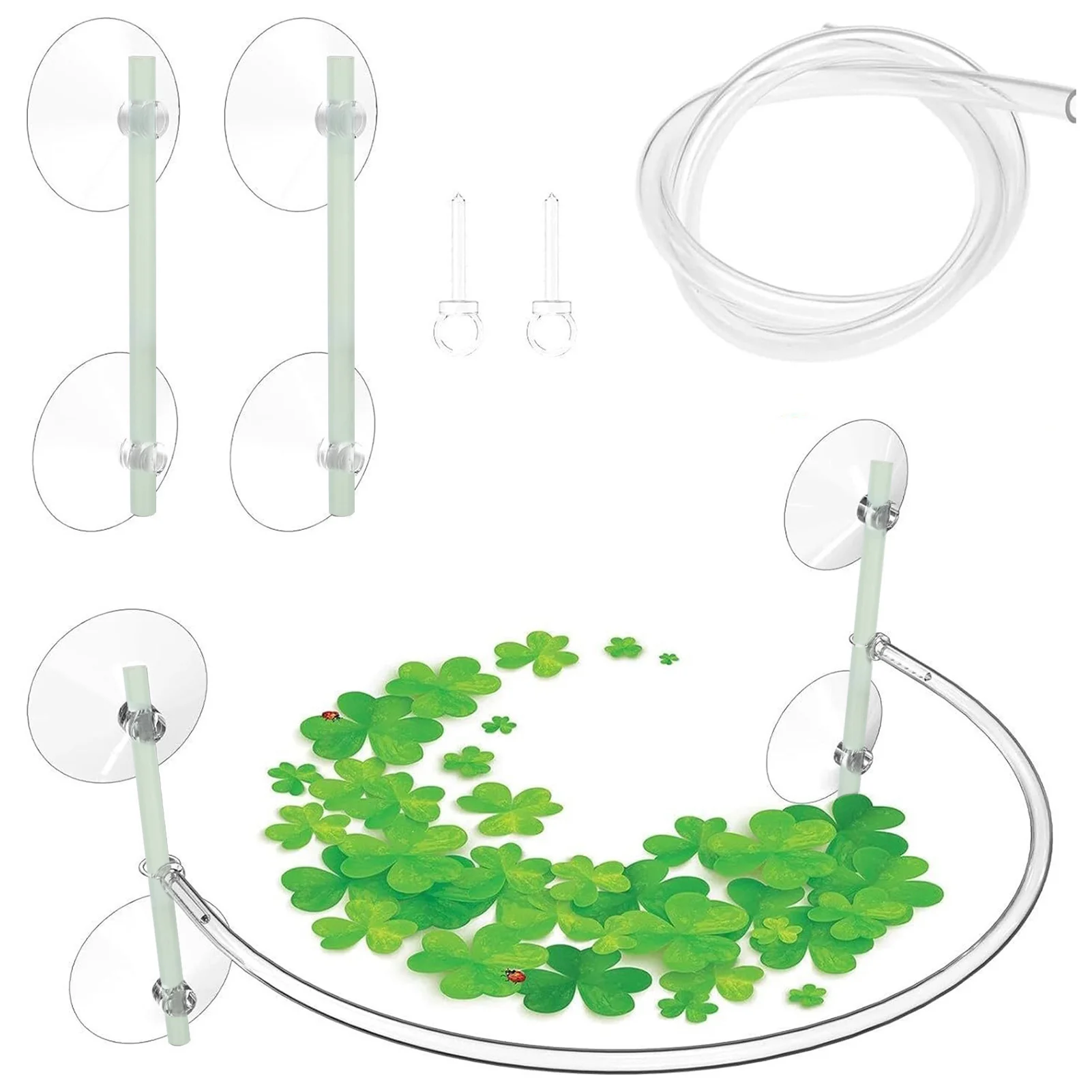 Fish Tank Floating Plant Fence Improve aquarium Water Quality Fence Plant Enclosure Interceptor Hose Length: 25.6inch