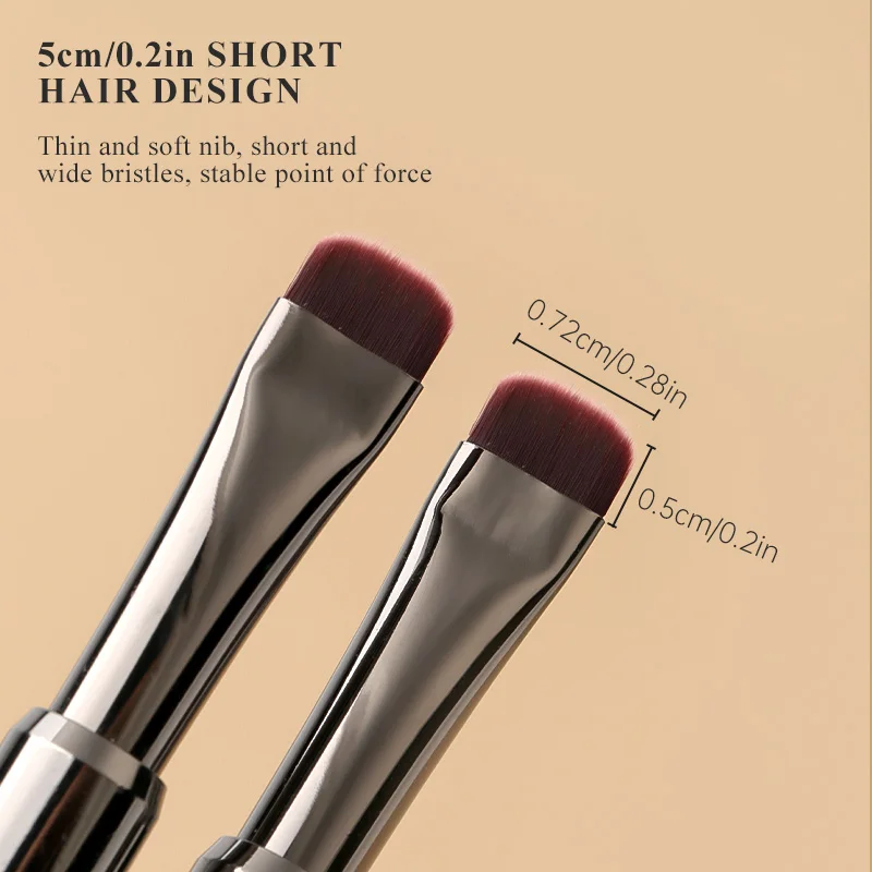 1pc Wood Gel Painting Brush Nail Construct Acrylic Brush for Manicure DIY Builder Tool Brush Pen Professional Gel False Tip Pen
