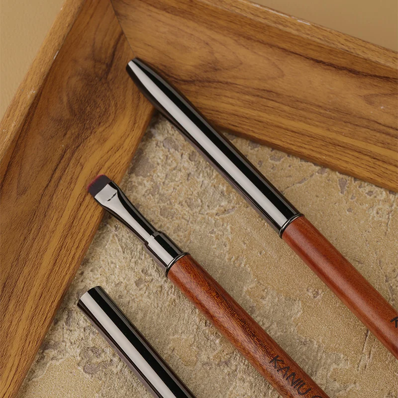 1pc Wood Gel Painting Brush Nail Construct Acrylic Brush for Manicure DIY Builder Tool Brush Pen Professional Gel False Tip Pen