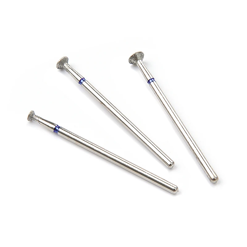 3pcs/set Diamond Nail Drill Bit Cuticle Clean Manicure Drill Bits Gel Overflow Removal Rotary Burrs Bits Manicure Pedicure Tools