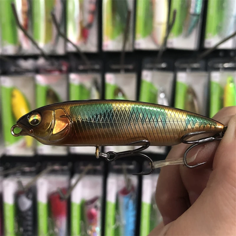 LURETV Japanese Chili Karashi Slow Sink Pull Stop Pencil Sea Bass Lurie 6/7.5 cm 5/10 g 8035