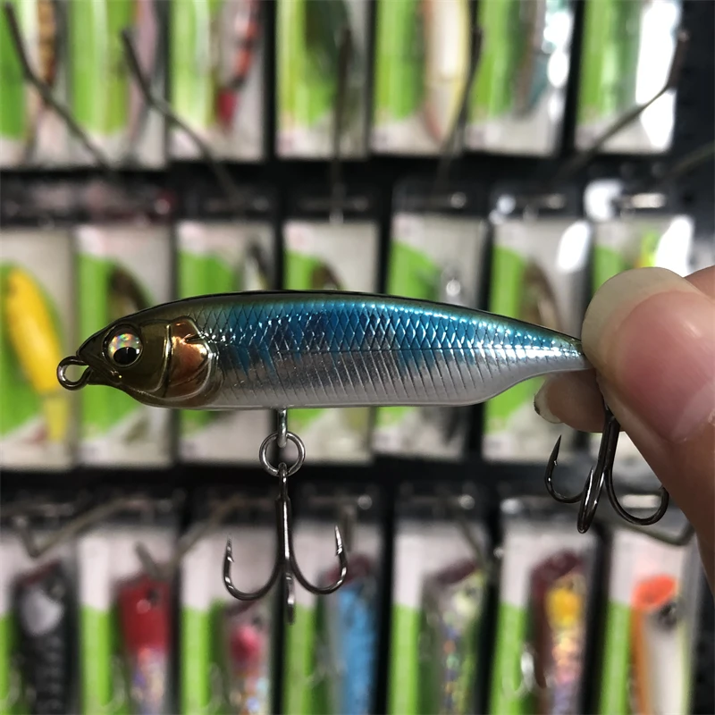 LURETV Japanese Chili Karashi Slow Sink Pull Stop Pencil Sea Bass Lurie 6/7.5 cm 5/10 g 8035