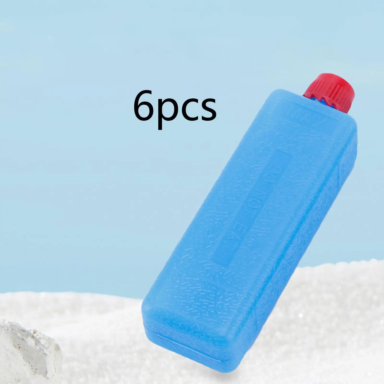 6-12PCS Ice Blocks Reusable Rectangular Ice Pack Freezer Packs for Outdoor Camping, Picnics, Barbecues, Travel Cooling Ice Pack