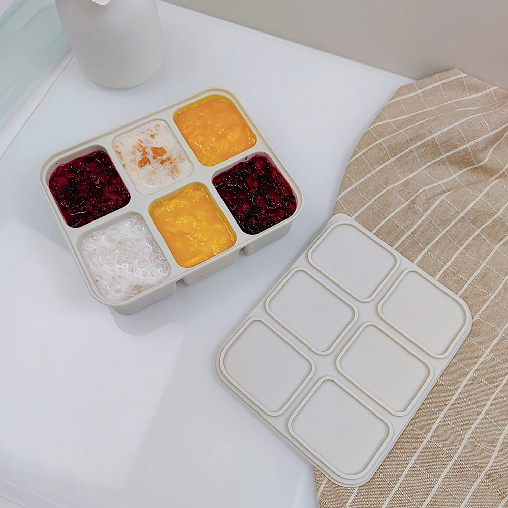12 Grid Food-Grade Silicone Baby Food Freezer Tray - Easy Pop Out Ice Cube Mold for Infant Puree & Snacks
