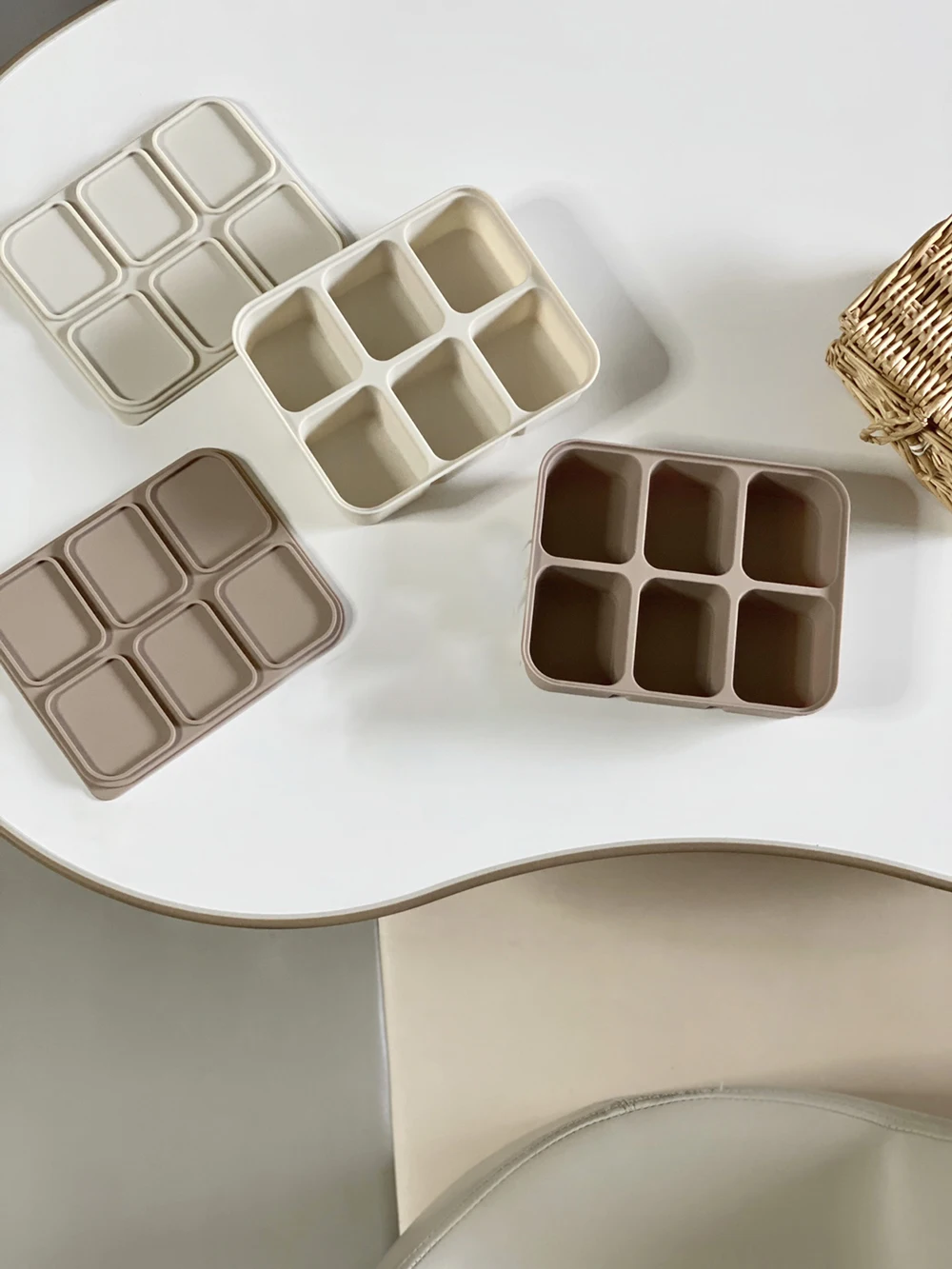 12 Grid Food-Grade Silicone Baby Food Freezer Tray - Easy Pop Out Ice Cube Mold for Infant Puree & Snacks