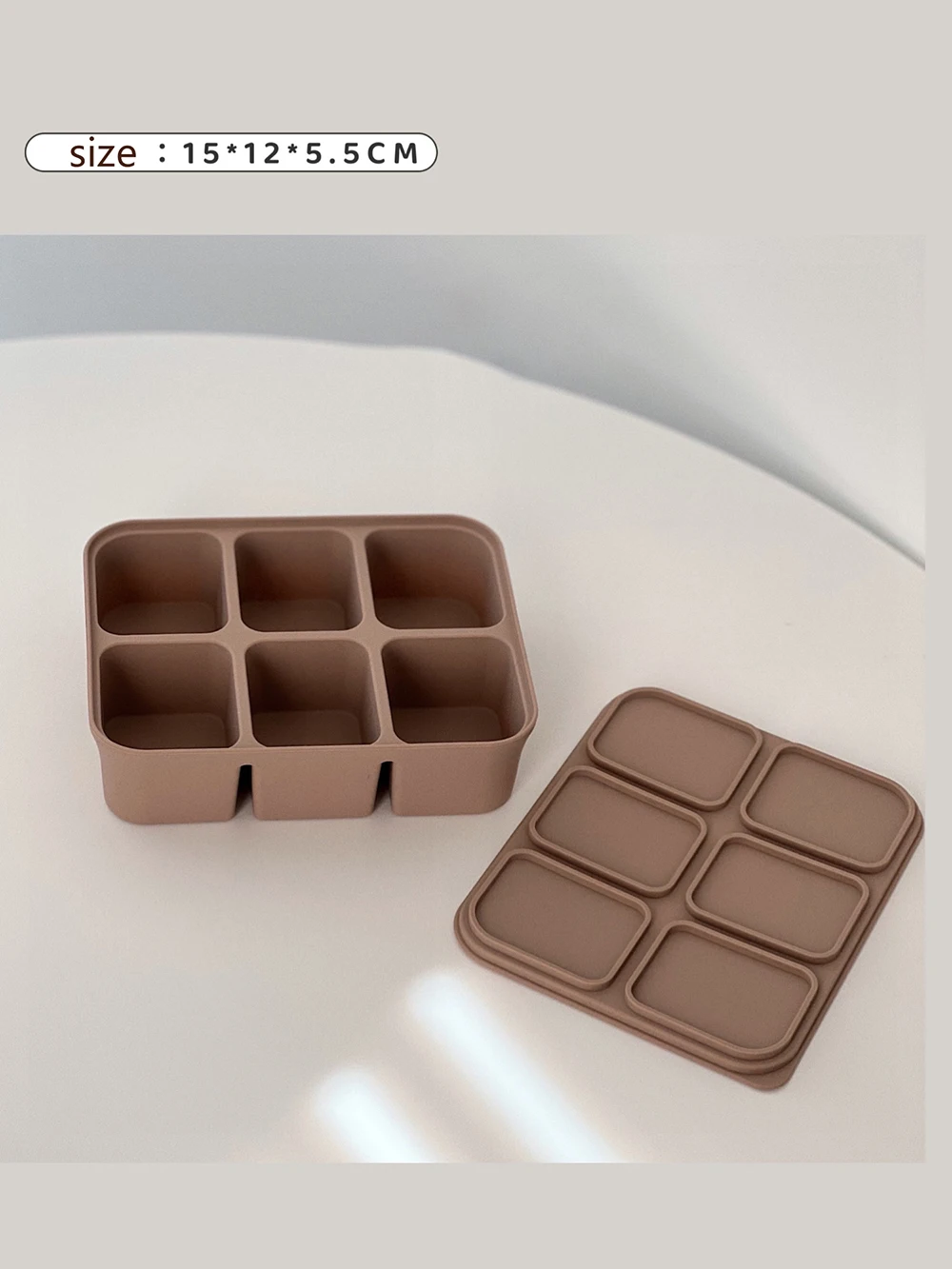 12 Grid Food-Grade Silicone Baby Food Freezer Tray - Easy Pop Out Ice Cube Mold for Infant Puree & Snacks