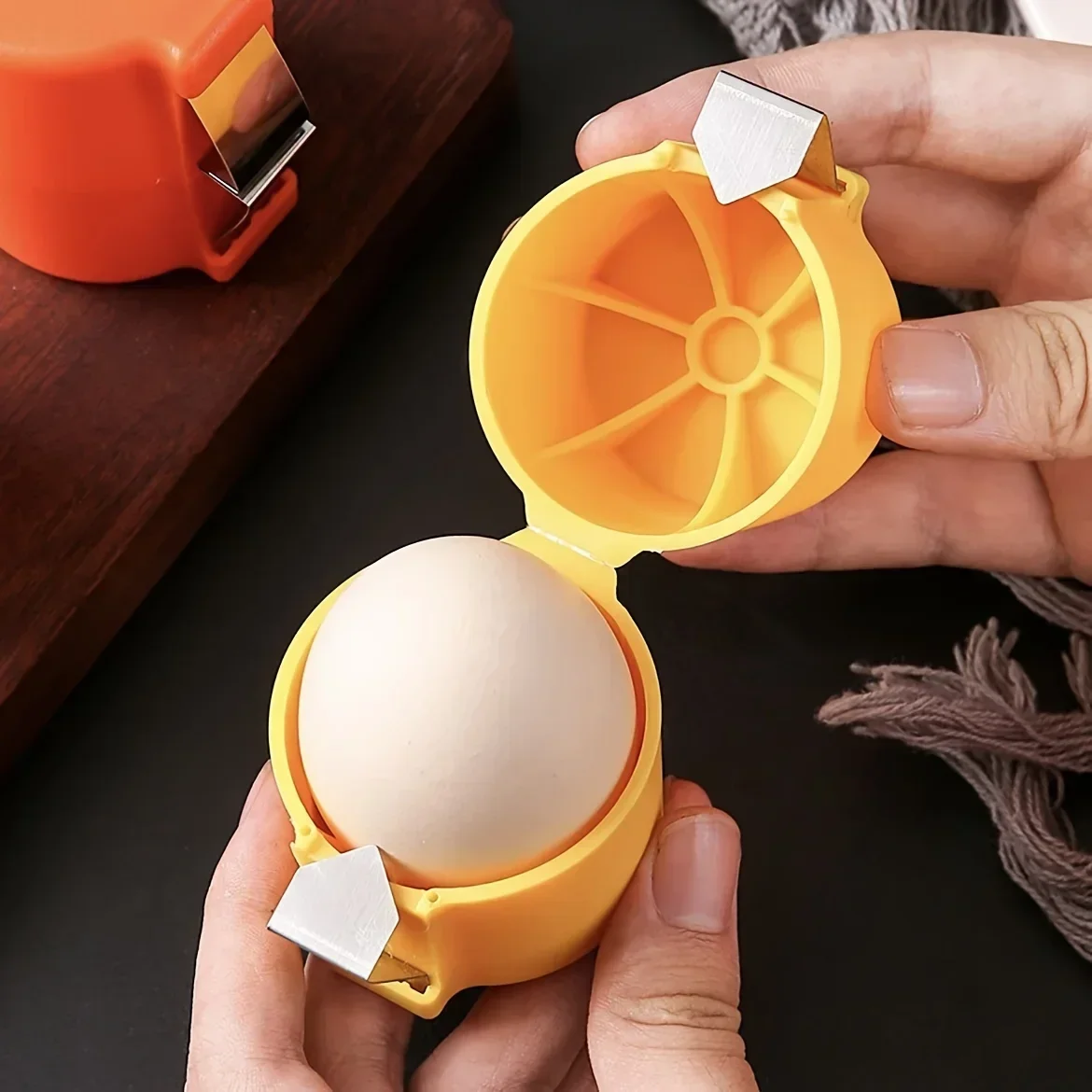 1/3pcs-Egg Shell Opener Press Egg Shell Separator Portable Egg Opener Handheld Egg Shell Household Kitchen Baking Tools