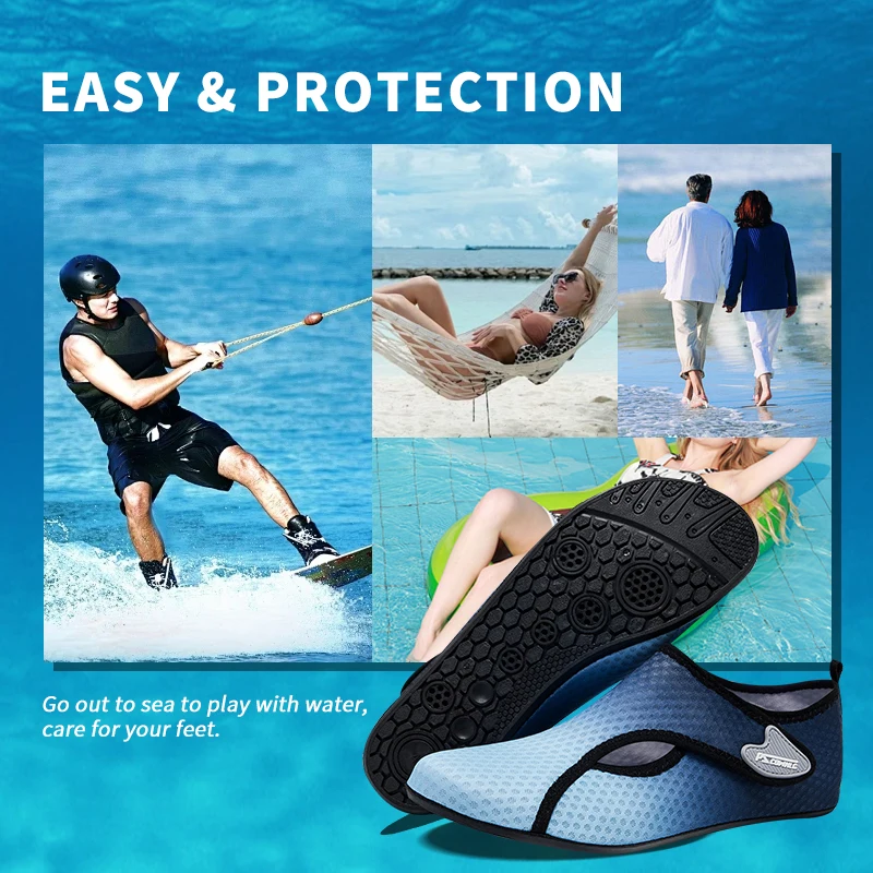 Beach Sneaker Socks Women Beach Water Shoes Man Barefoot Yoga Shoes Quick-Drying Surfing Swimming Shoes Barefoot Water Skin Sock
