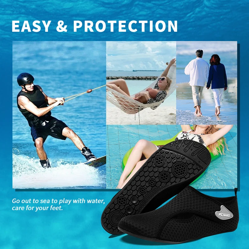 Beach Sneaker Socks Women Beach Water Shoes Man Barefoot Yoga Shoes Quick-Drying Surfing Swimming Shoes Barefoot Water Skin Sock