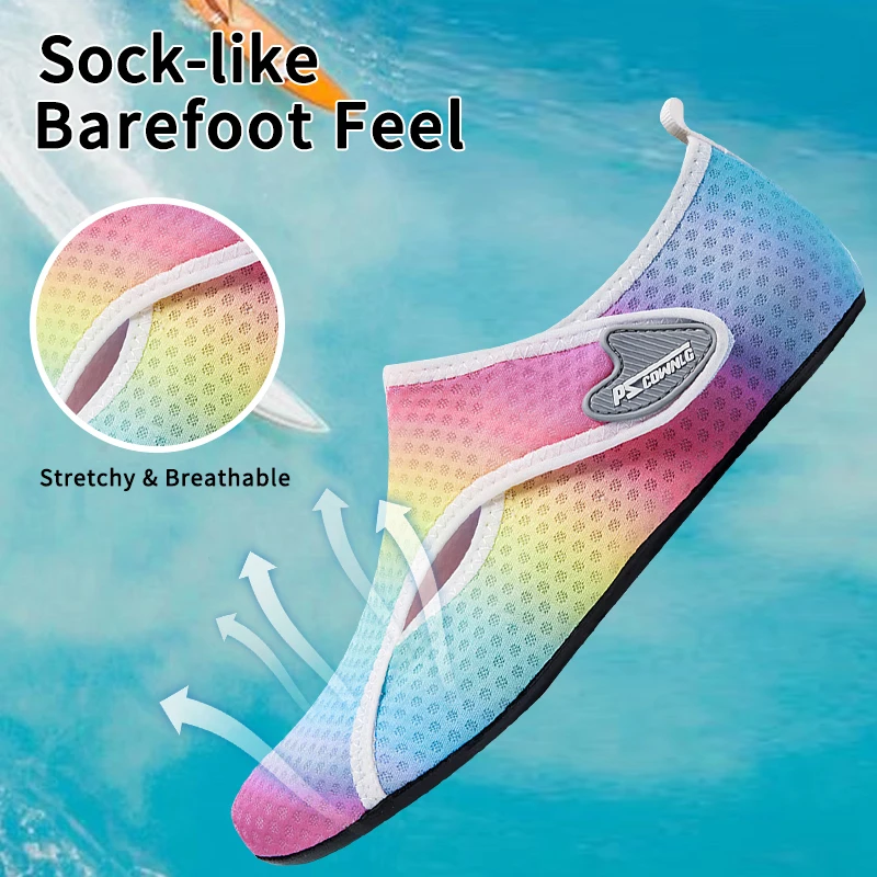 Beach Sneaker Socks Women Beach Water Shoes Man Barefoot Yoga Shoes Quick-Drying Surfing Swimming Shoes Barefoot Water Skin Sock