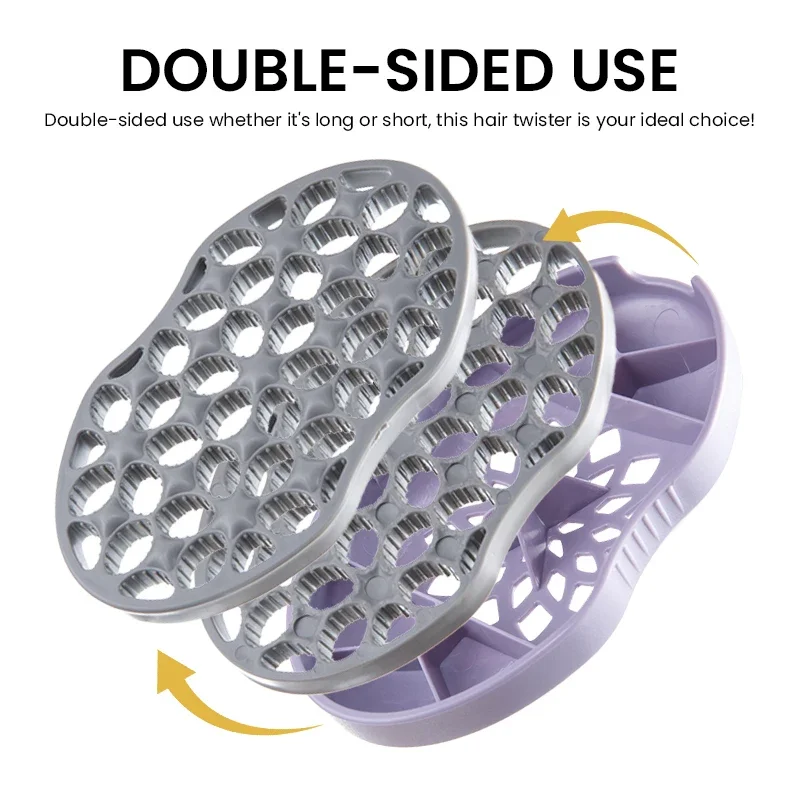 1pcs Professional Curly African Hair Twist Brush Magic Coil Wave Wave Reusable Dreadlock Afro Hairbrush Curler Hair Styling Tool