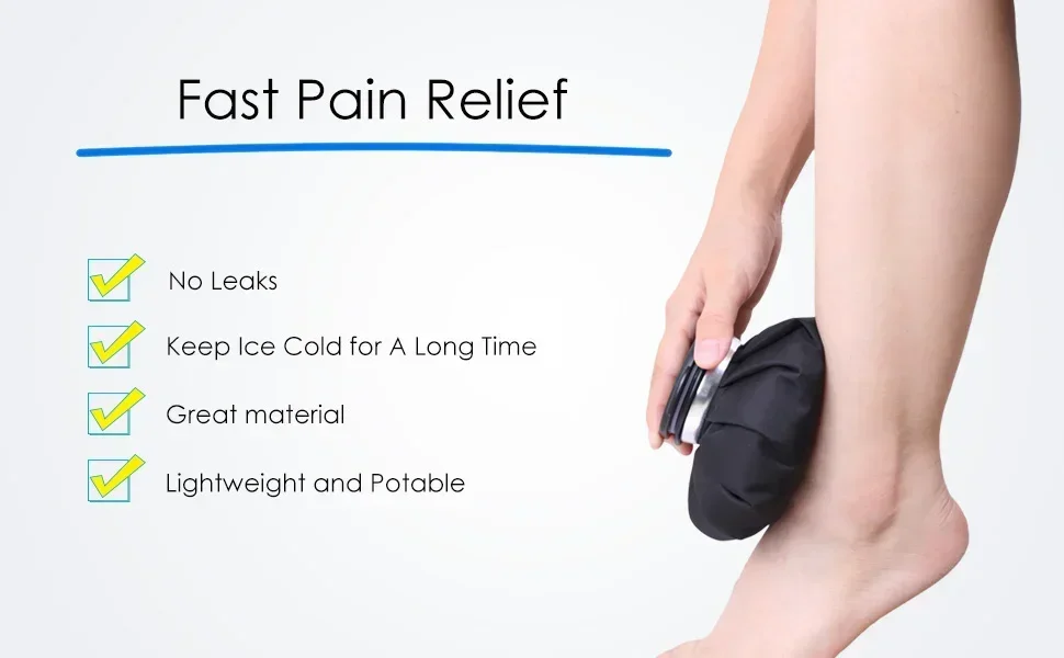 Hot Water Bag For Pain Relief Cold Water For Fever Reusable Ice Bag Pack for Arm Calf Knee Ankle Shoulder Neck Sprained