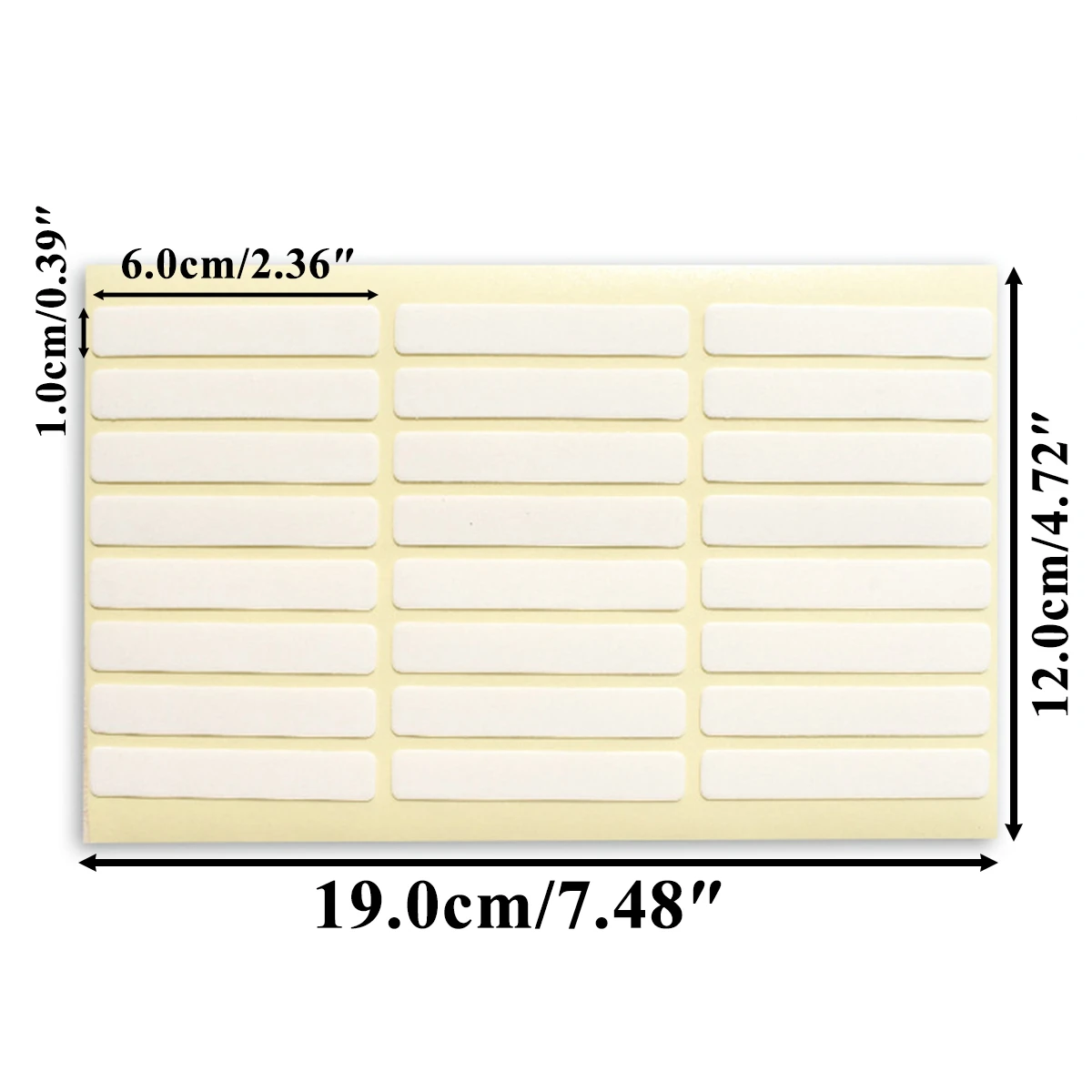 1 to 100 Sheets Double-Sided Crystal Nail Adhesive Strips Transparent PET Tape for False Nail Practice Display & Training Stands