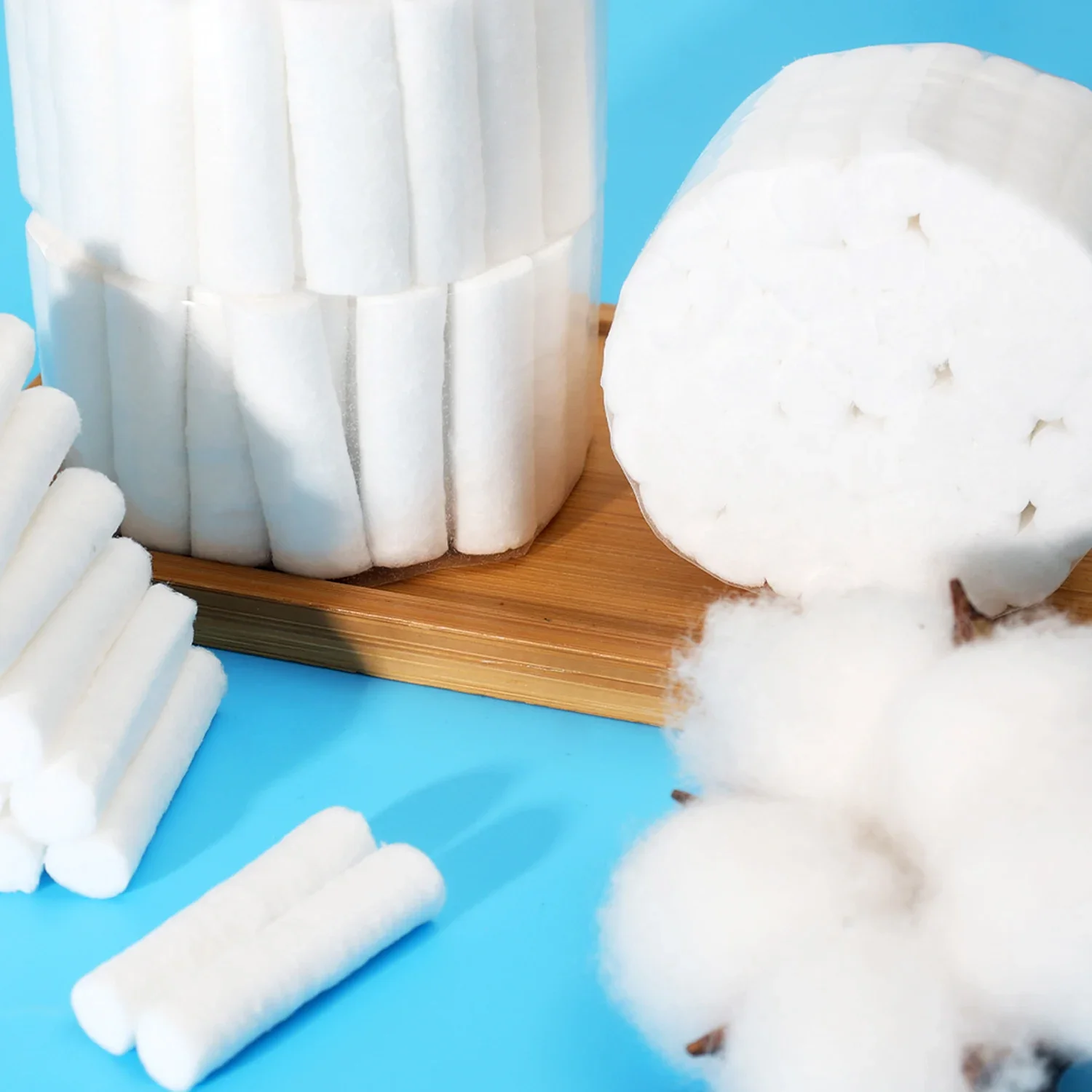 50/100pcs Disposable Dental Medical Surgical Cotton Rolls Tooth Gem High-purity Cotton Roll Dentist Teeth Whitening Consumables