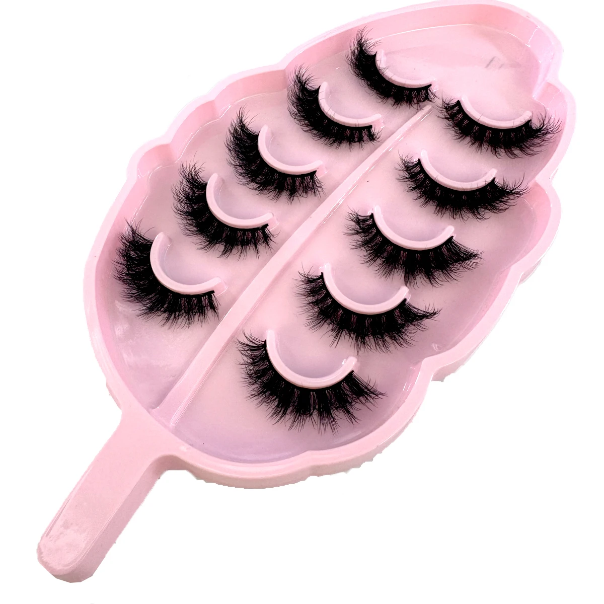 5 Pairs Mink Eyelashes False Eyelash Natural/Thick Long Eye Lashes Soft Fluffy Wispy 3D Lashes Eyelash Extension Makeup Tools