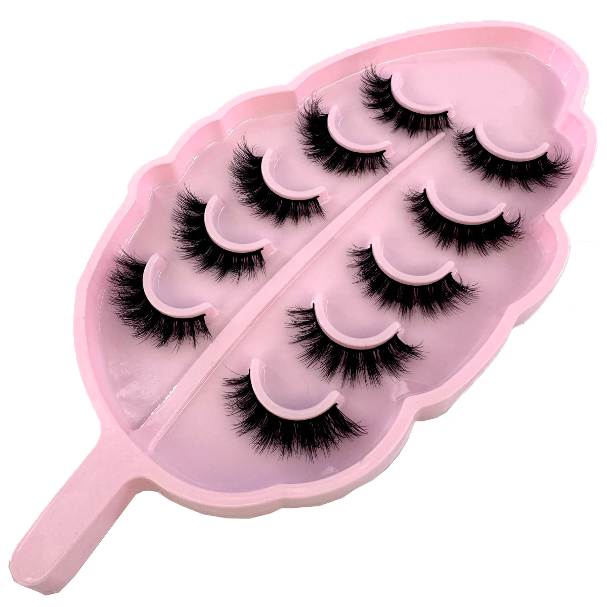 5 Pairs Mink Eyelashes False Eyelash Natural/Thick Long Eye Lashes Soft Fluffy Wispy 3D Lashes Eyelash Extension Makeup Tools