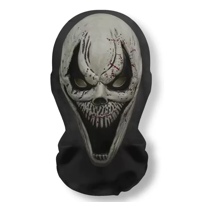 Halloween Ghost Face 3D Mask Balaclava Full Face Elastic Mesh Breathable Skull Headcovers Horror Party Halloween Cosplay Props