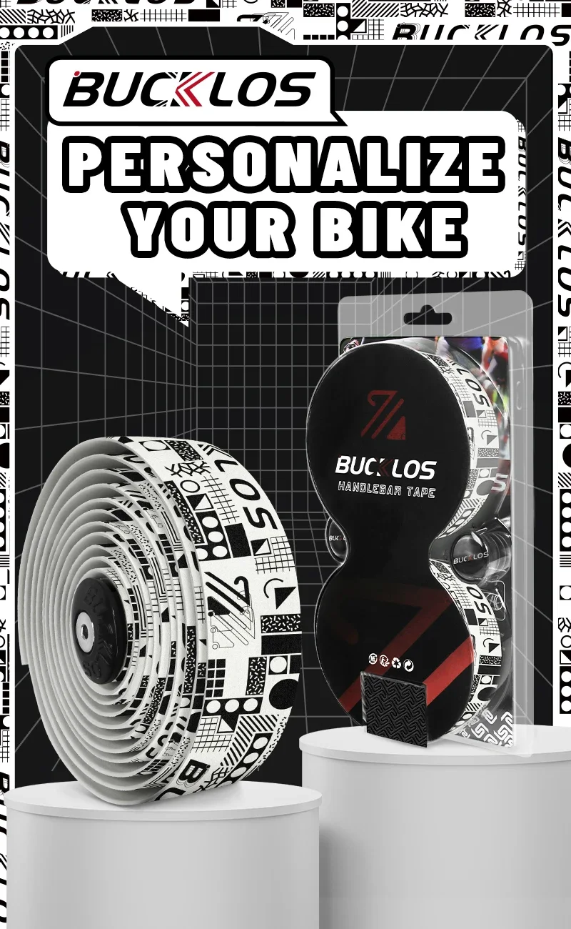 BUCKLOS Bar Tape Gravel Road Bike Handlebar Wrapper Comfortable Anti-slip Bicycle Bar Strap Handle Winding for Speed Race Cycle