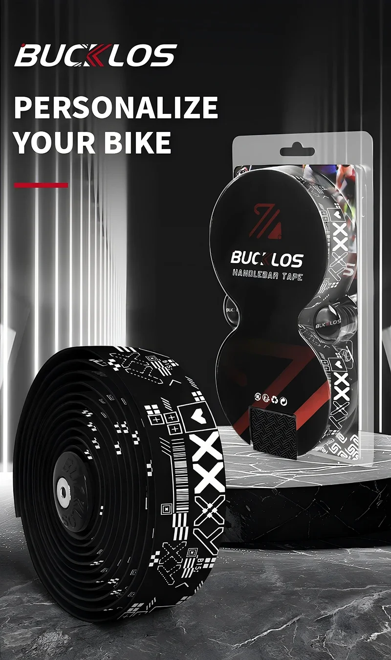 BUCKLOS Bar Tape Gravel Road Bike Handlebar Wrapper Comfortable Anti-slip Bicycle Bar Strap Handle Winding for Speed Race Cycle