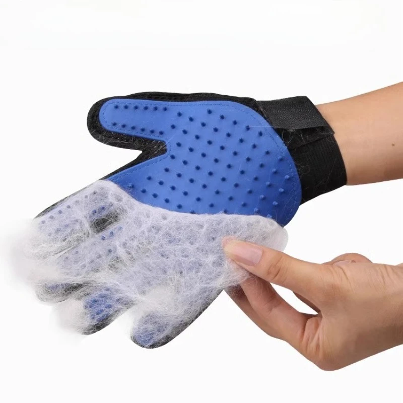 Pet Hair Remover Shower Gloves Puppy Cats Bath Brush Cleaning Silicone Comb Glove Massage Grooming Dogs Supplies