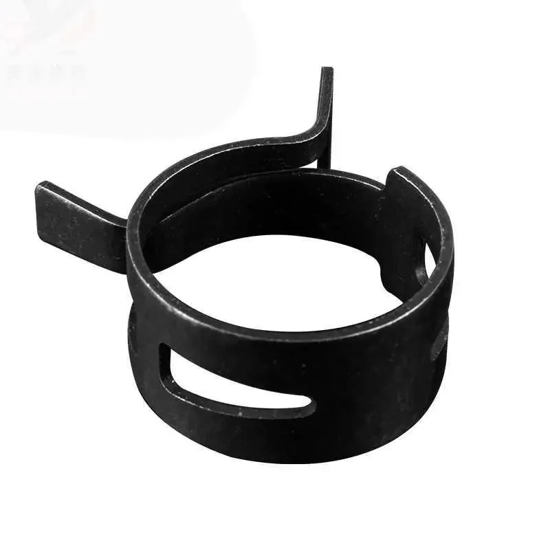 10pcs Stainless Steel Spring Hose Clamps 6-22mm Fuel/Water/Air Pipe Clips for Automotive and Plumbing