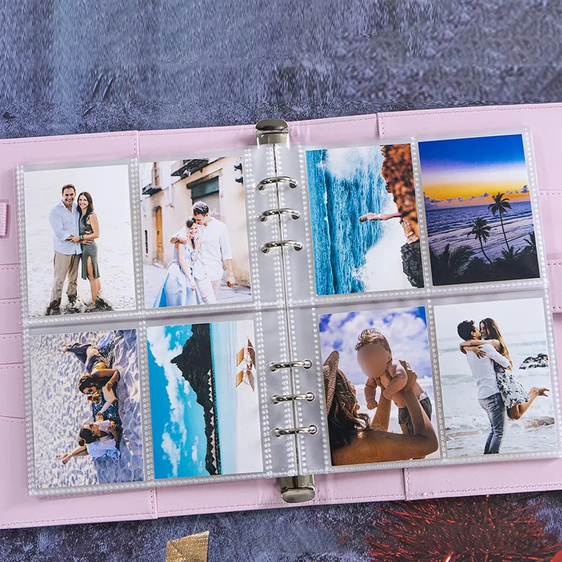 25pcs Page(4 Grids) Photo Card A5-Binder Kpop Photo Albums Idol Cards Loose-leaf Collect Book Binder Binder Photocard Holder