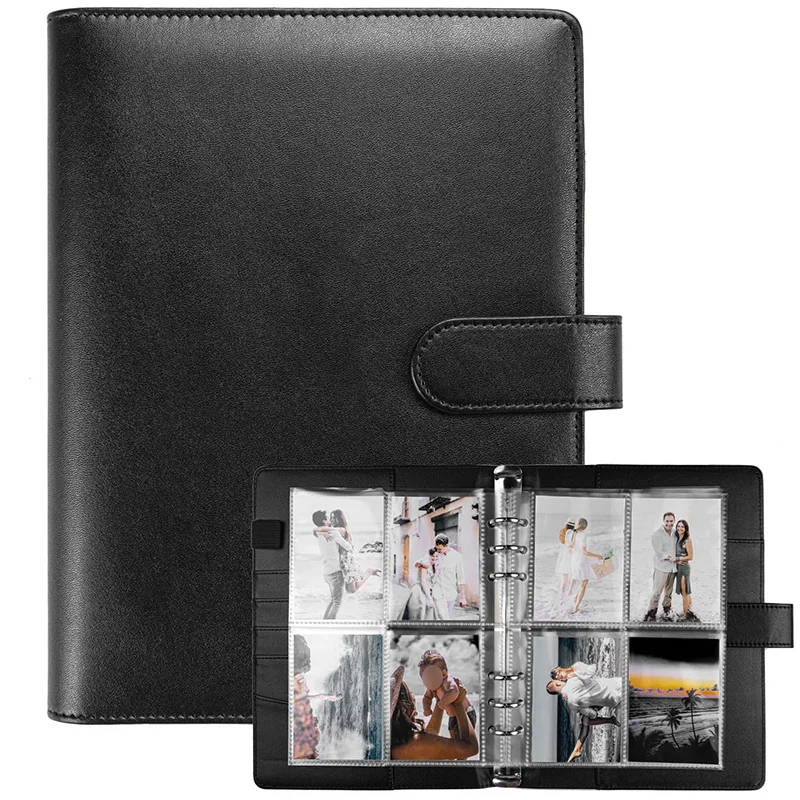 25pcs Page(4 Grids) Photo Card A5-Binder Kpop Photo Albums Idol Cards Loose-leaf Collect Book Binder Binder Photocard Holder
