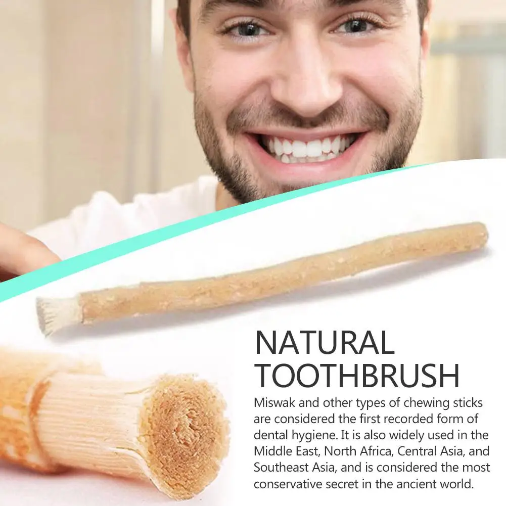Miswak Siwak Natural Toothbrush Manual Teeth Whitener Soft Travel Misvak Traditional Arak Miswaak For Healthy Gums Teeth